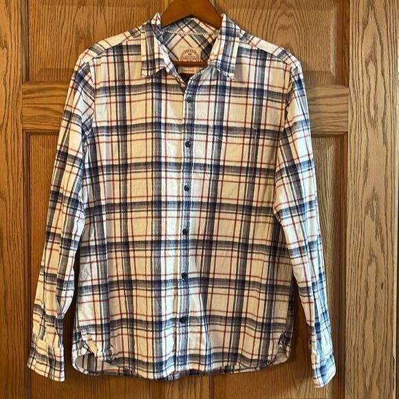 FAT FACE Long Sleeve Button Down Plaid Shirt - Picture 5 of 13